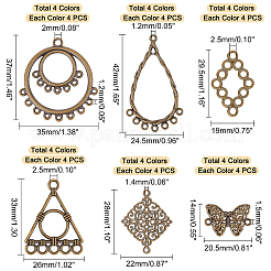 DIY Earring Kits&nbsp;PALLOY-PH0001-84