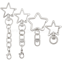 20Pcs 4 Styles Zinc Alloy Swivel Clasps&nbsp;FIND-SP0004-21