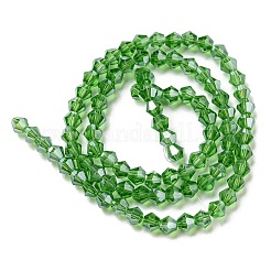 Transparent Electroplate Glass Beads Strands&nbsp;EGLA-A039-T4mm-A03