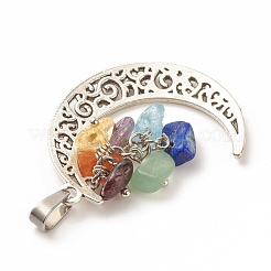 Natural Mixed Stone Pendants&nbsp;X-PALLOY-JF01487