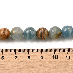 Natural Blue Calcite Beads Strands&nbsp;G-H312-C02-10mm