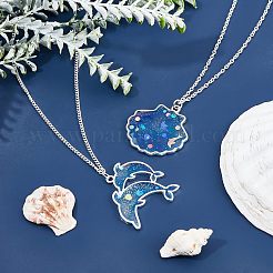 24Pcs 12 Style Alloy Open Back Bezel Pendants&nbsp;PALLOY-OC0002-92