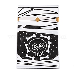 50Pcs Rectangle Halloween Candy Plastic Bags&nbsp;ABAG-U001-01I