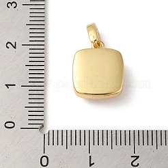 Rack Plating Brass with Synthetic Opal Pendants&nbsp;KK-S370-07G-03