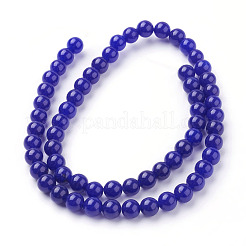 Natural White Jade Beads Strands&nbsp;G-D453-6mm