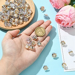 100Pcs 20 Styles Elegant Alloy Rhinestone Brooch Pins&nbsp;FIND-CJ0004-17