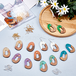 DIY Dangle Earring Making Kits&nbsp;DIY-OC0006-24
