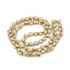Electroplate Non-magnetic Synthetic Hematite Beads Strands&nbsp;G-T061-101G