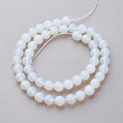 16 inch long Opalite Loose Beads&nbsp;X-GSR8mmC081