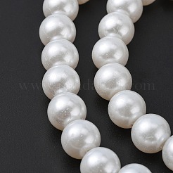 Glass Pearl Beads Strands&nbsp;HY-10D-B01-1