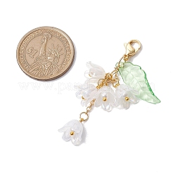 Lily Flower Acrylic Pendant Decorations&nbsp;HJEW-JM02333