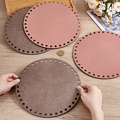 4Pcs 2 Colors Plywood Crochet Basket Base&nbsp;DIY-PH0031-94
