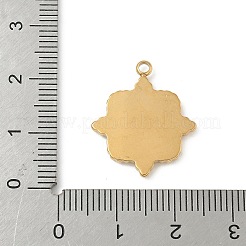 304 Stainless Steel Pendant Cabochon Settings&nbsp;STAS-L293-08G