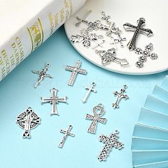40Pcs 20 Styles Tibetan Style Alloy Pendants&nbsp;TIBEP-YW0001-84