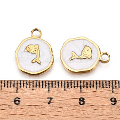 304 Stainless Steel Pendants&nbsp;STAS-N108-09A-G
