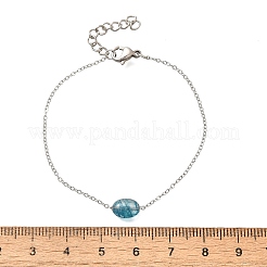 304 Stainless Steel  Link Bracelets for Women&nbsp;BJEW-Z087-02P