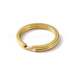 Brass Keychain Clasps&nbsp;LS-FIND-WH0143-12A-G