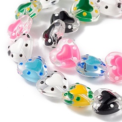 Transparent Glass Beads Strands&nbsp;LAMP-F029-04B