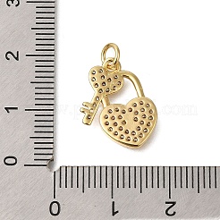 Rack Plating Brass Micro Pave Cubic Zirconia Pendants&nbsp;ZIRC-F142-12B-G