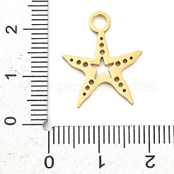 304 Stainless Steel Pendants&nbsp;STAS-R134-08G-01