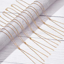 10Pcs 304 Stainless Steel Cable Chain Necklace Making&nbsp;NJEW-NB0001-11