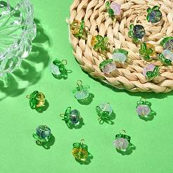 20Pcs 4 Colors Handmade Lampwork Charms&nbsp;LAMP-CJ0001-92
