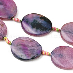 Natural Fire Crackle Agate Beads Strands&nbsp;G-P605-L03-01A