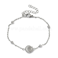 Marine Life Theme 304 Stainless Steel Link Bracelets&nbsp;BJEW-F534-02P