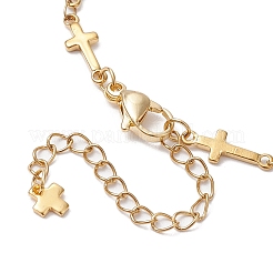 304 Stainless Steel Cross Link Chain Bracelet Making&nbsp;AJEW-JB01299-01