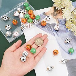 32Pcs 2 Style Natural Wood Pendants & Connector Charms&nbsp;FIND-CA0005-91
