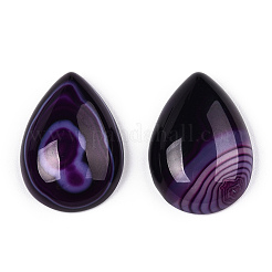 Natural Banded Agate/Striped Agate Cabochons&nbsp;G-T122-23H