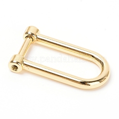 Alloy with Iron D Shape Rings Clasps&nbsp;FIND-WH0068-83