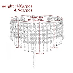 Iron Multi-Layered Coin Tassel Waist Belly Chains for Women&nbsp;FS-WG4A907-02