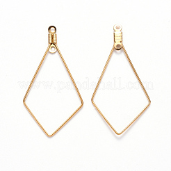 PVD Vacuum Plating 304 Stainless Steel Wire Pendants&nbsp;STAS-S103-09G-B