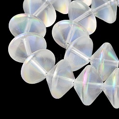 Electroplate Glass Beads Strands&nbsp;EGLA-G038-01A-HR03