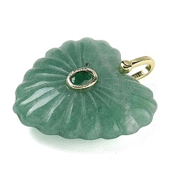Natural Green Aventurine Carved Pendants&nbsp;G-C276-01G-18