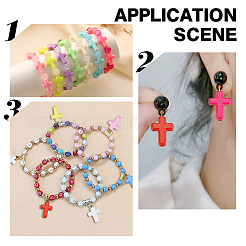 24 styles Opaque Acrylic Beads&nbsp;SACR-AR0001-23