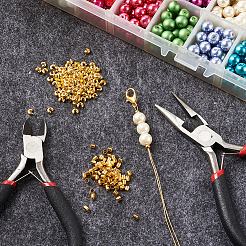 Brass Crimp Beads&nbsp;KK-TA0007-57