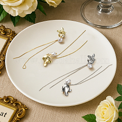 4Pairs 2 Colors Iron & Alloy Cuff Earrings&nbsp;EJEW-HY0001-15
