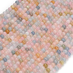 Natural Morganite Beads Strands&nbsp;GG-G476-6mm-01