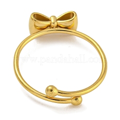 304 Stainless Steel Adjustable Ring for Women&nbsp;RJEW-U015-11G