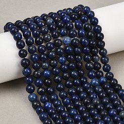 16 inch Grade A Round Dyed Natural Lapis Lazuli Beads Strand&nbsp;GSR6mmC123