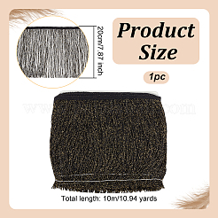 Polyester Tassel Lace Trim&nbsp;SRIB-WH0011-251B-01