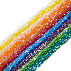21 Strands 21 Colors Transparent Electroplate Glass Beads Strands&nbsp;GLAA-TA0004-23