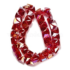 Electroplate Glass Beads Strands&nbsp;EGLA-P066-02A-AB03