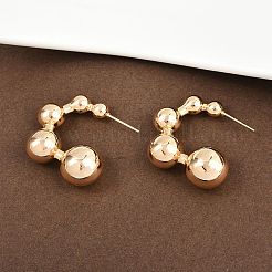 Brass Stud Earrings&nbsp;EJEW-H168-10G