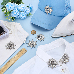 6Pcs 2 Styles Alloy Garment Accessories&nbsp;FIND-FG0005-20