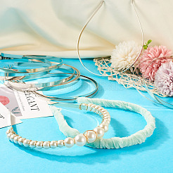 30Pcs 3 Styles Hair Accessories Iron Hair Band Findings&nbsp;OHAR-TA0001-08A