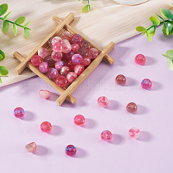40Pcs 4 Colors Resin UV Reactive Beads&nbsp;RESI-TA0005-69
