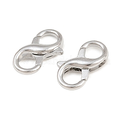 Alloy Lobster Claw Clasps&nbsp;AL-CBAA02B-01P
